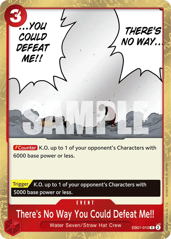 Immagine carta There's No Way You Could Defeat Me!!