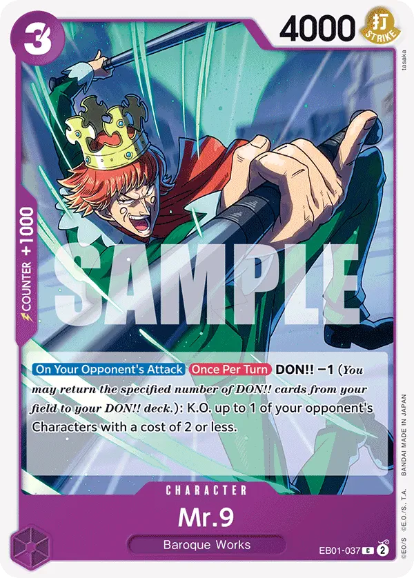 Immagine carta Mr. 9
