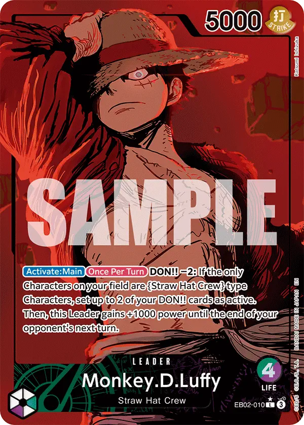 Immagine carta Monkey D Luffy