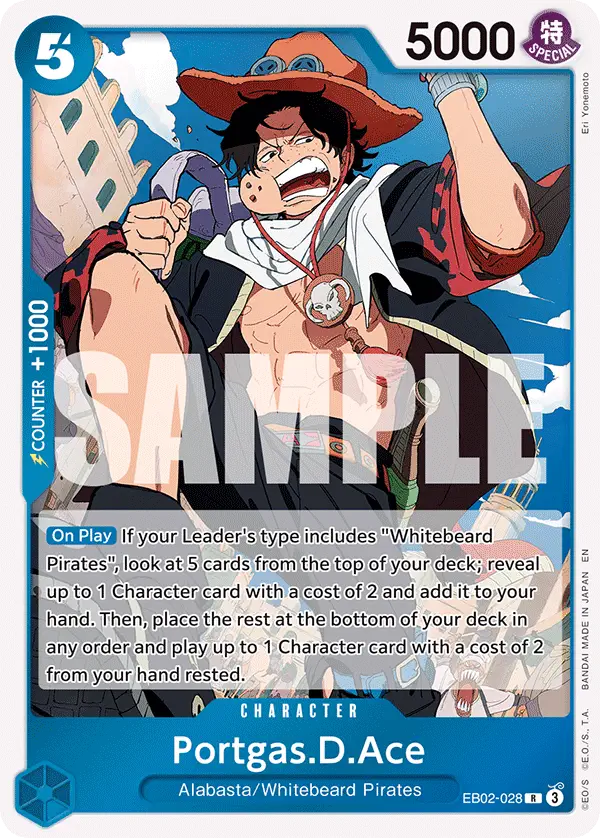 Immagine carta Portgas D Ace