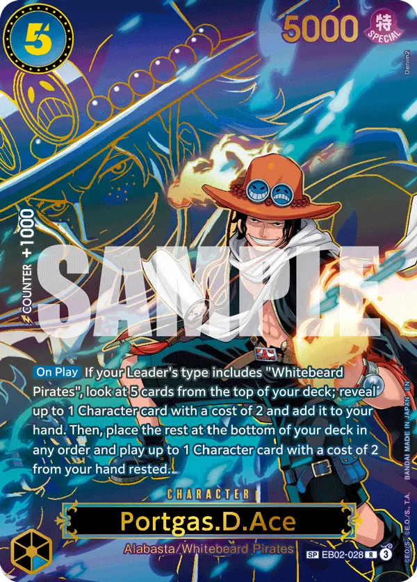 Immagine carta Portgas D Ace