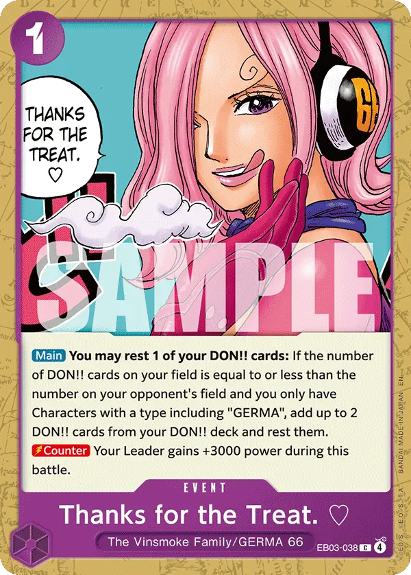 Immagine carta Thanks For The Treat