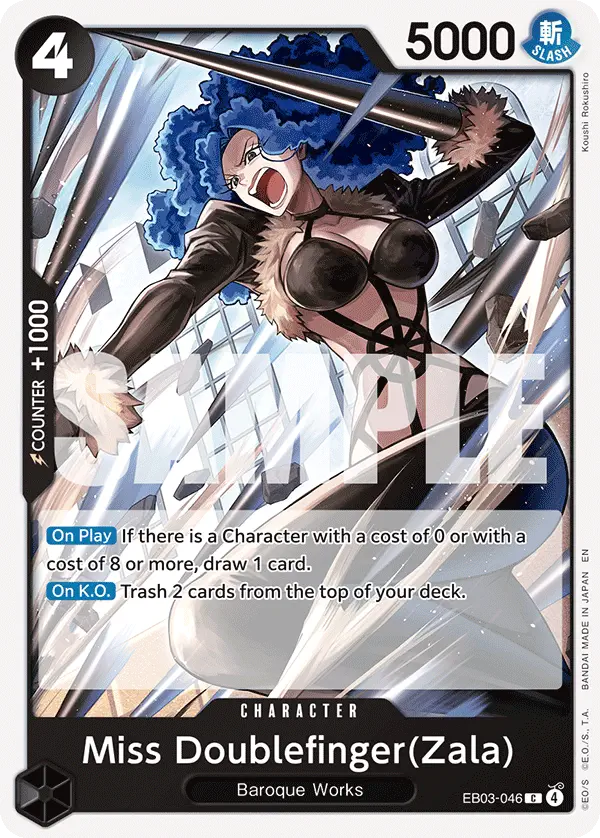 Immagine carta Miss Doublefinger (zala)