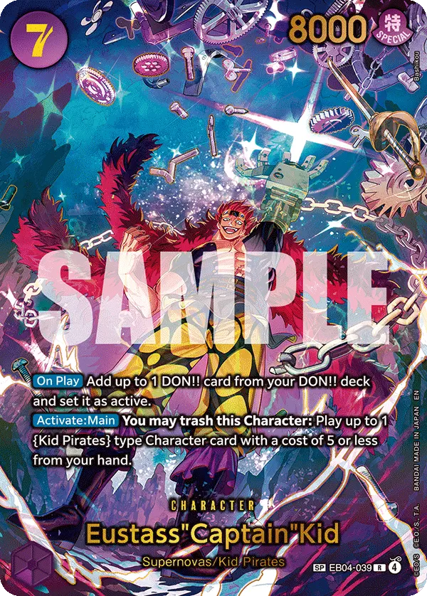 Immagine carta Eustass Captain Kid