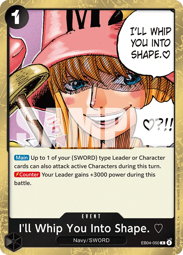 Immagine carta I'll Whip You Into Shape. 