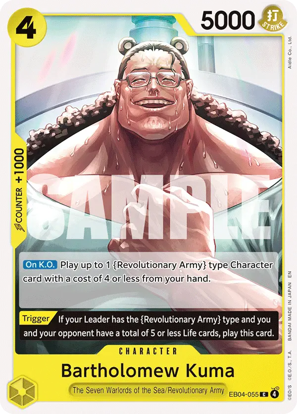 Immagine carta Bartholomew Kuma