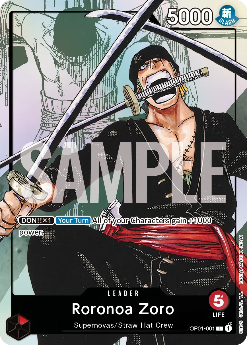 Immagine carta Roronoa Zoro