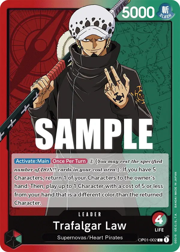 Immagine carta Trafalgar Law