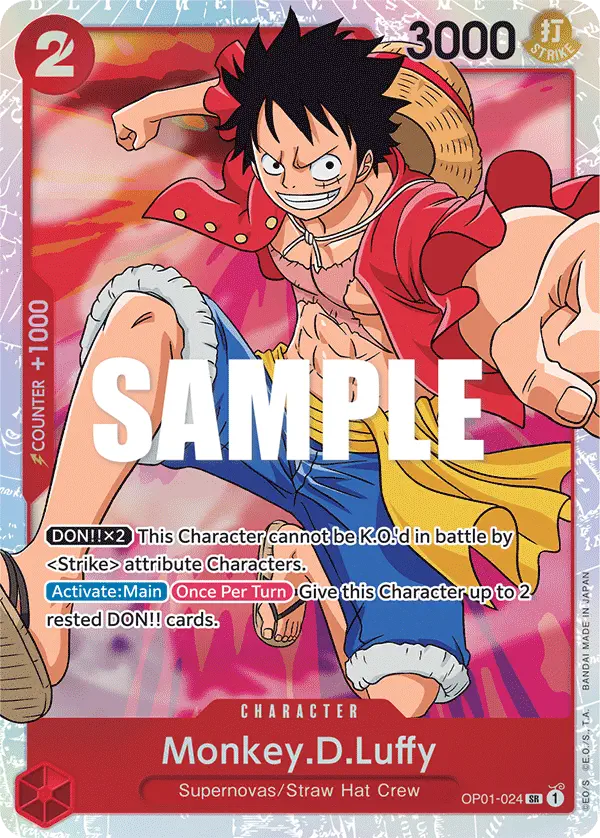 Immagine carta Monkey D Luffy