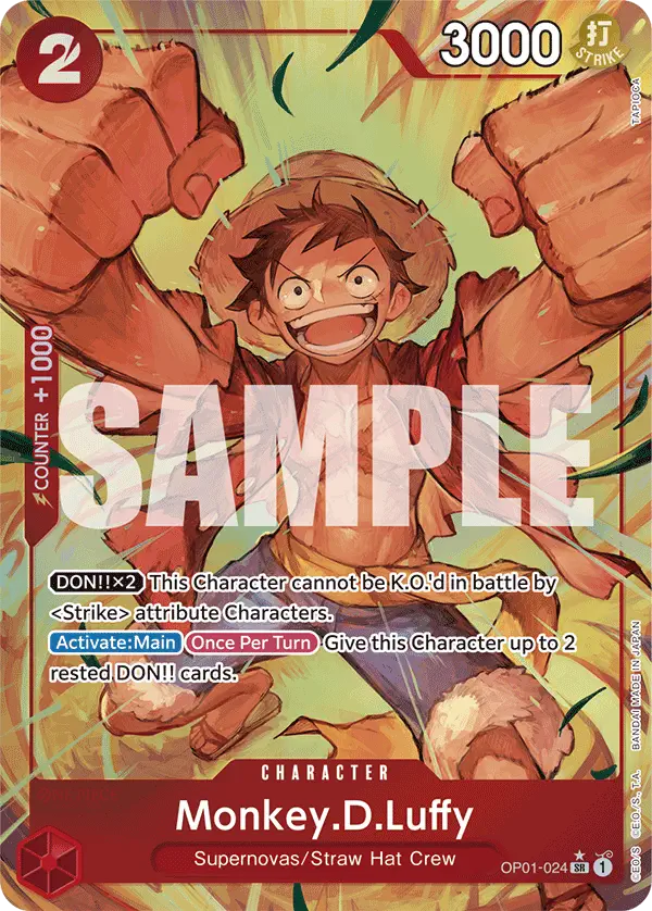 Immagine carta Monkey D Luffy