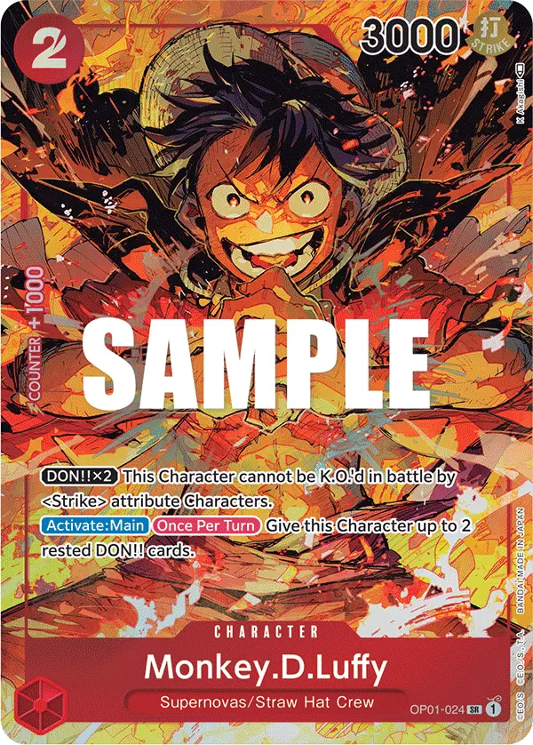 Immagine carta Monkey D Luffy