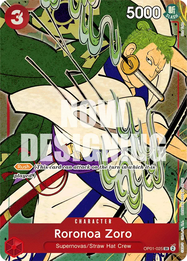 Immagine carta Roronoa Zoro