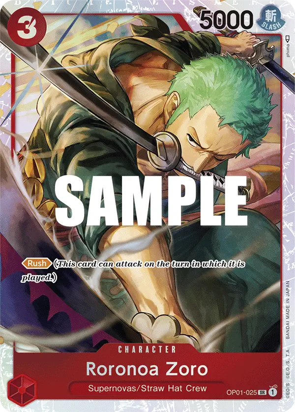 Immagine carta Roronoa Zoro