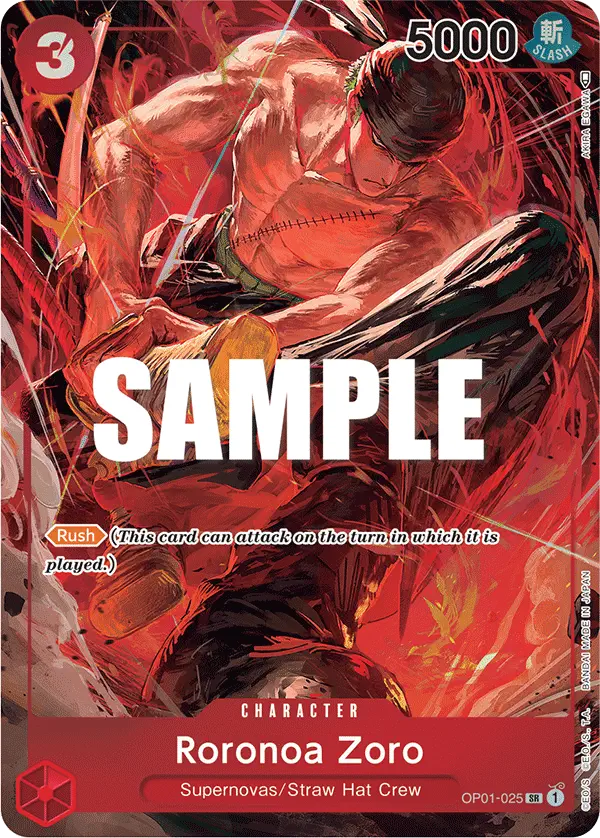 Immagine carta Roronoa Zoro