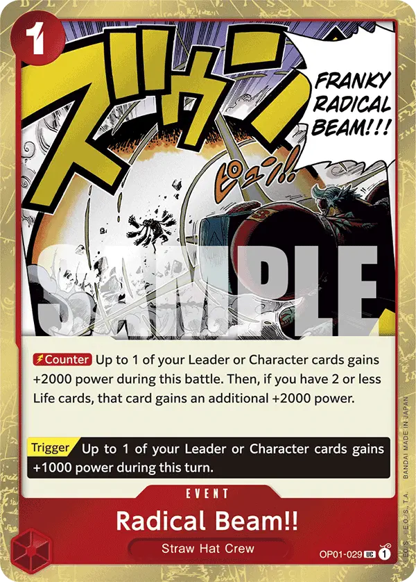 Immagine carta Radical Beam!!