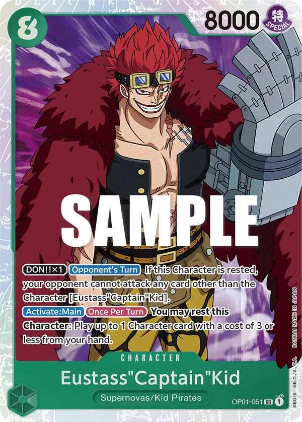 Immagine carta Eustass "captain" Kid