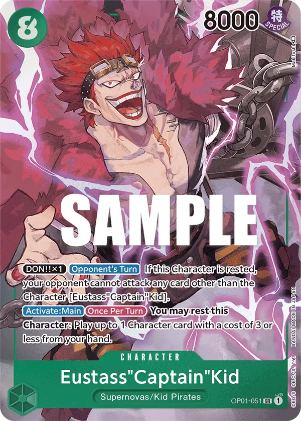 Immagine carta Eustass "captain" Kid