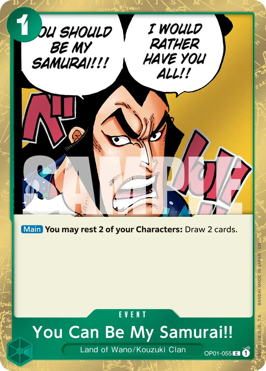 Immagine carta You Can Be My Samurai