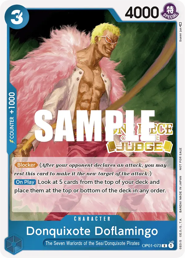 Immagine carta Donquixote Doflamingo