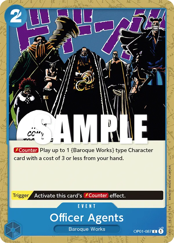 Immagine carta Officer Agents