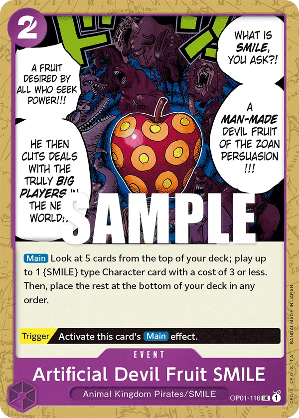 Immagine carta Artificial Devil Fruit Smile