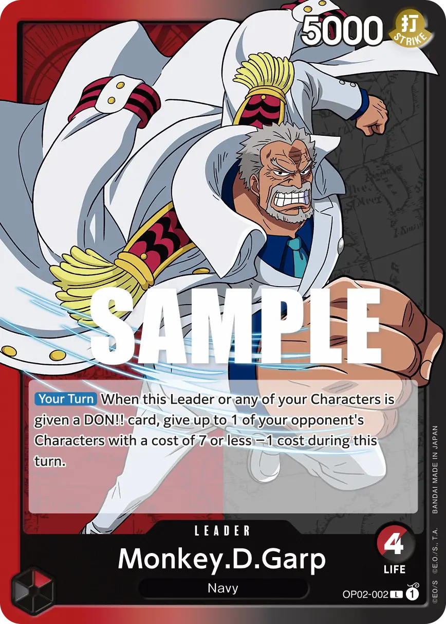 Immagine carta Monkey D Garp