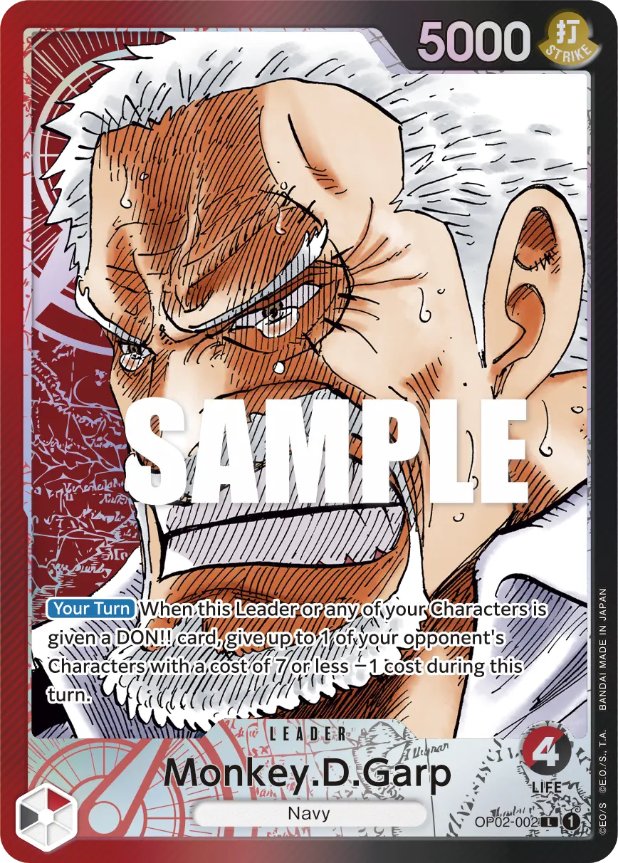 Immagine carta Monkey D Garp