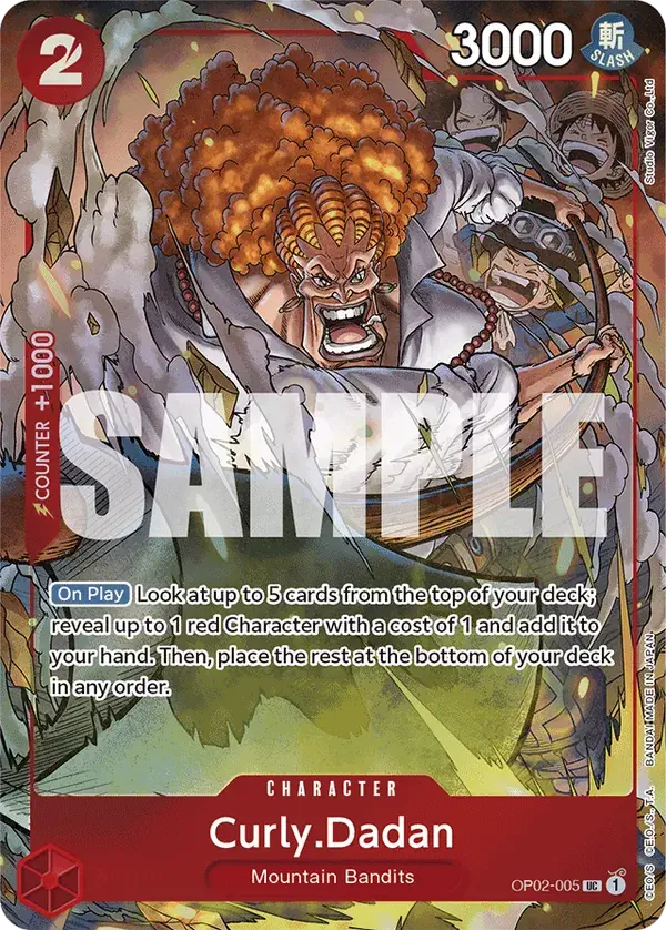 Immagine carta Curly Dadan