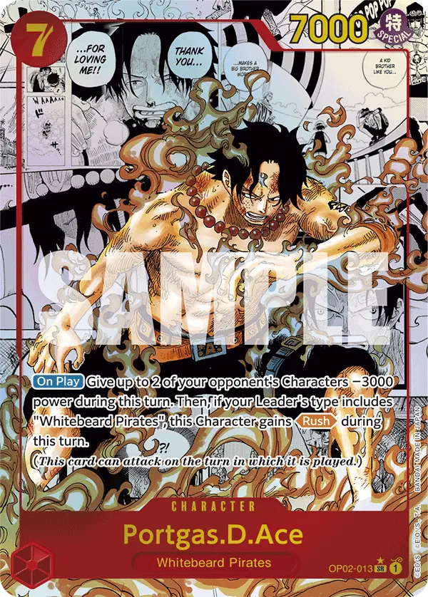Immagine carta Portgas D Ace