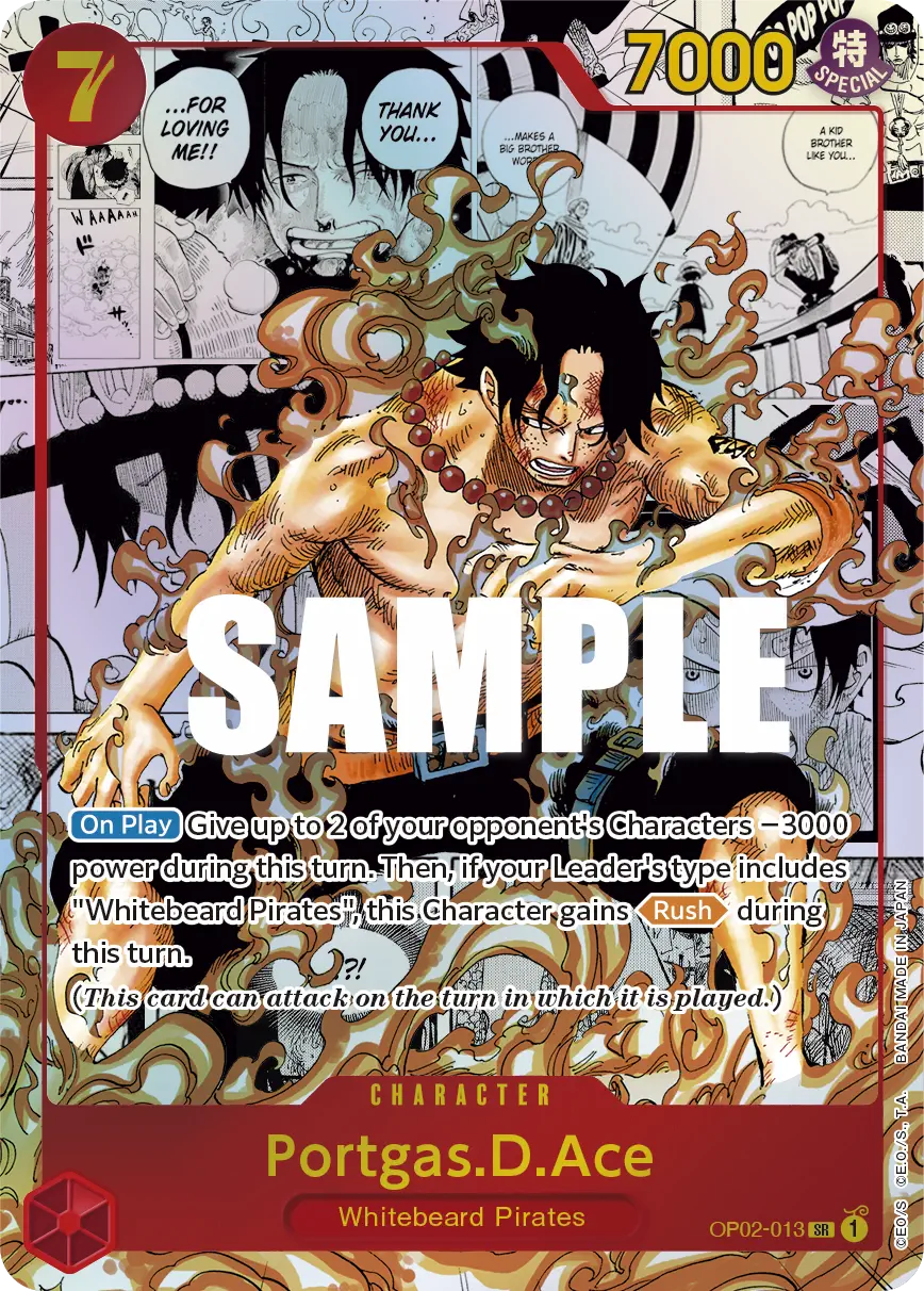 Immagine carta Portgas D Ace