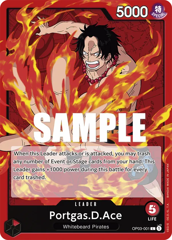 Immagine carta Portgas D Ace