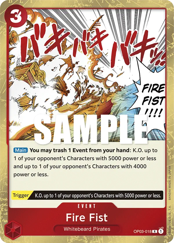 Immagine carta Fire Fist