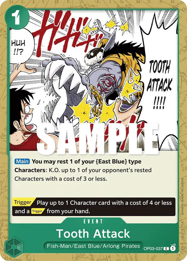 Immagine carta Tooth Attack