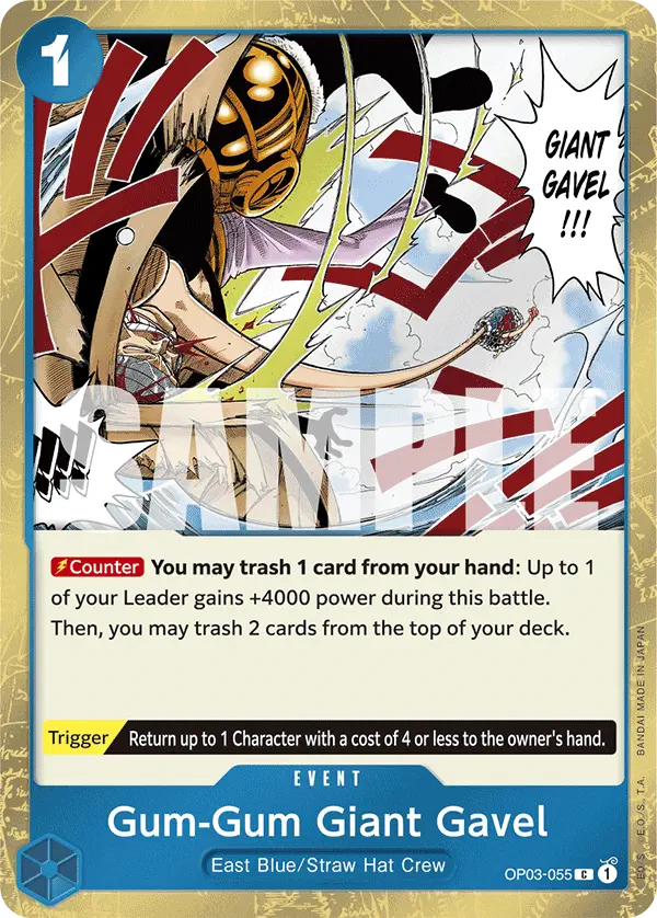 Immagine carta Gum-gum Giant Gavel