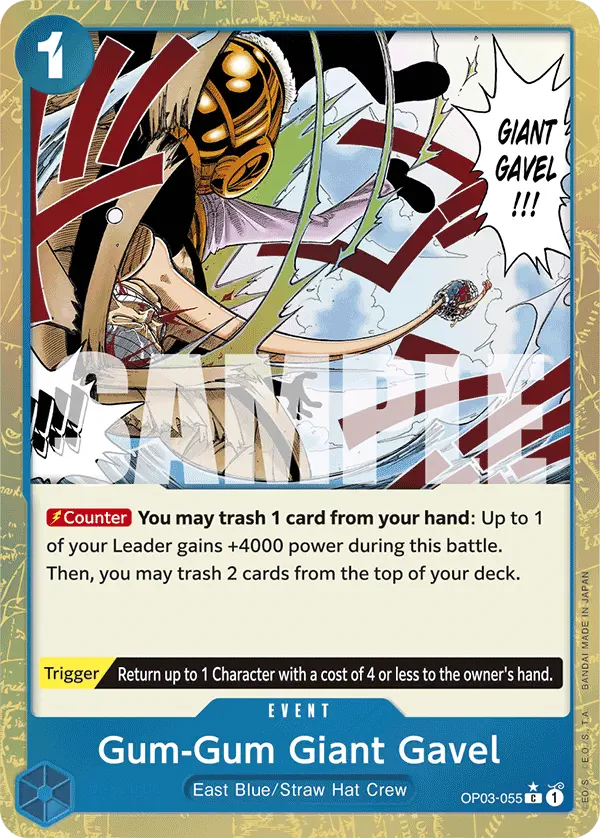 Immagine carta Gum-gum Giant Gavel