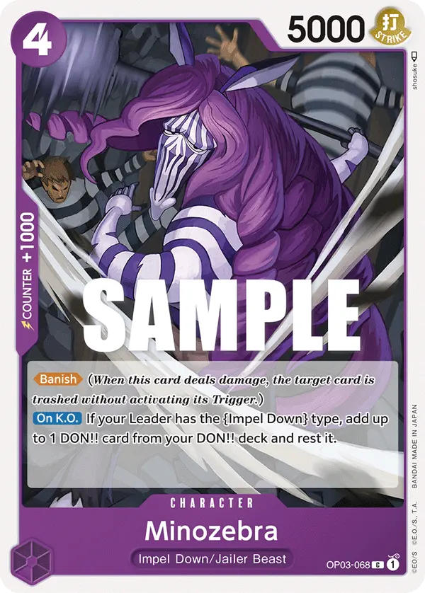 Immagine carta Minozebra