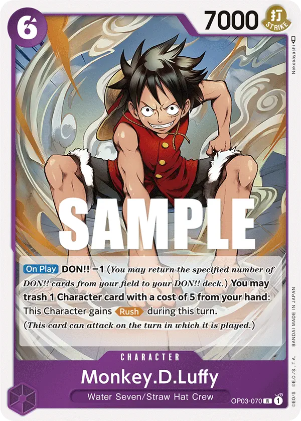 Immagine carta Monkey D Luffy