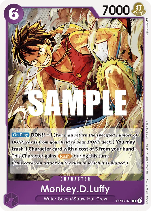 Immagine carta Monkey D Luffy