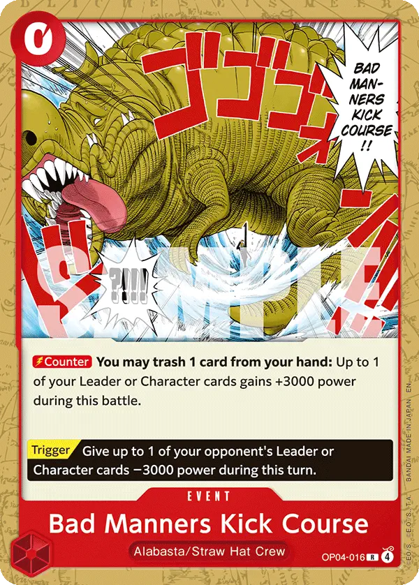 Immagine carta Bad Manners Kick Course