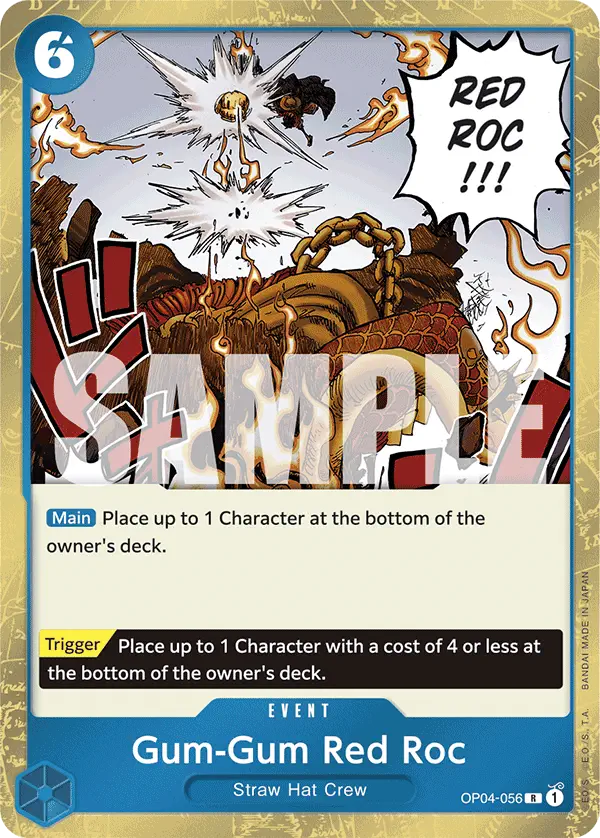 Immagine carta Gum-gum Red Roc