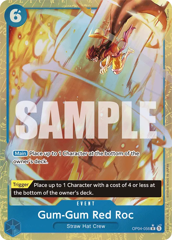 Immagine carta Gum-gum Red Roc