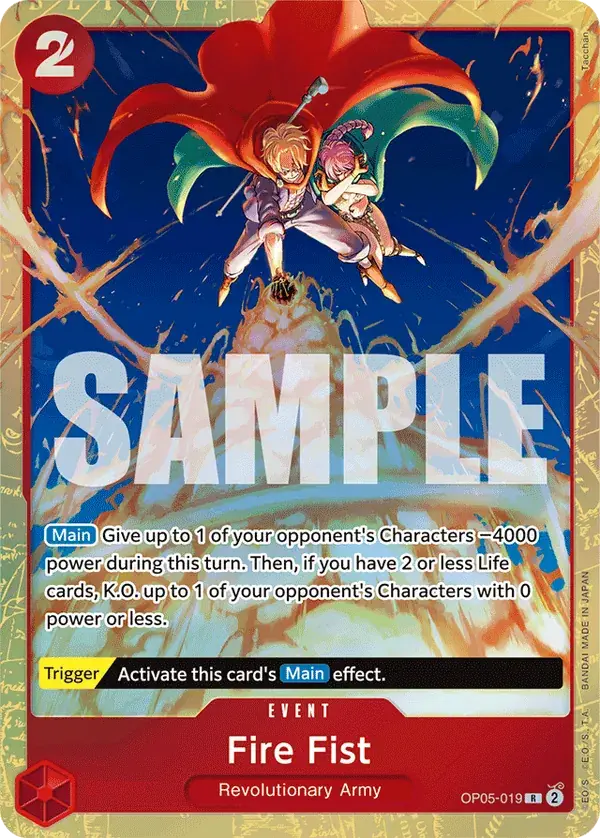 Immagine carta Fire Fist