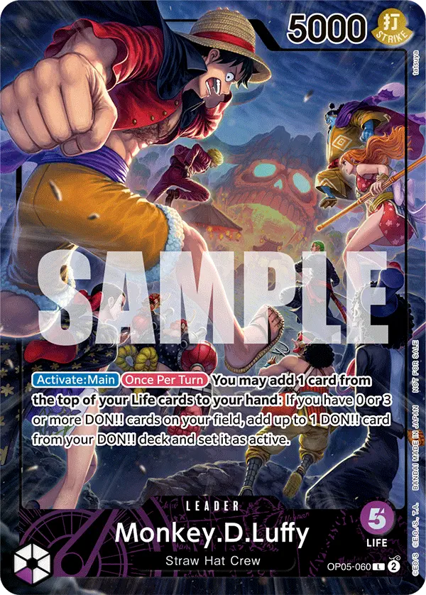 Immagine carta Monkey D Luffy