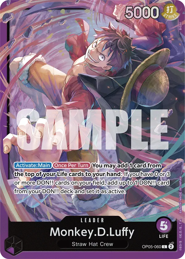 Immagine carta Monkey D Luffy