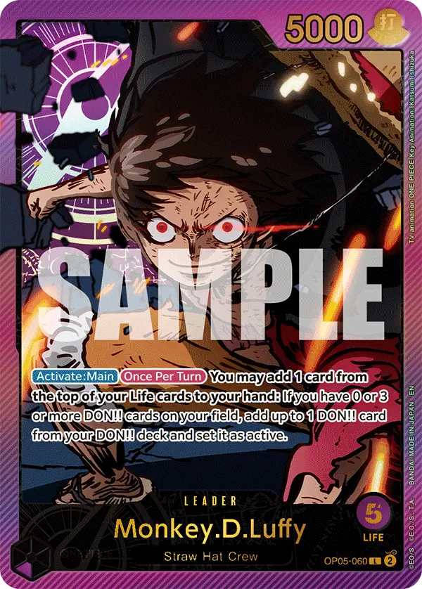 Immagine carta Monkey D Luffy