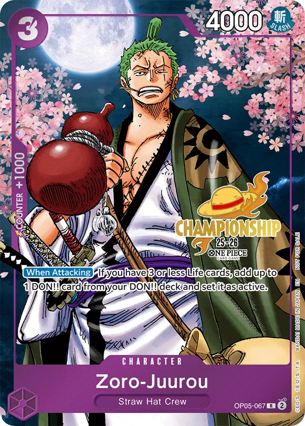 Immagine carta Zoro-juurou