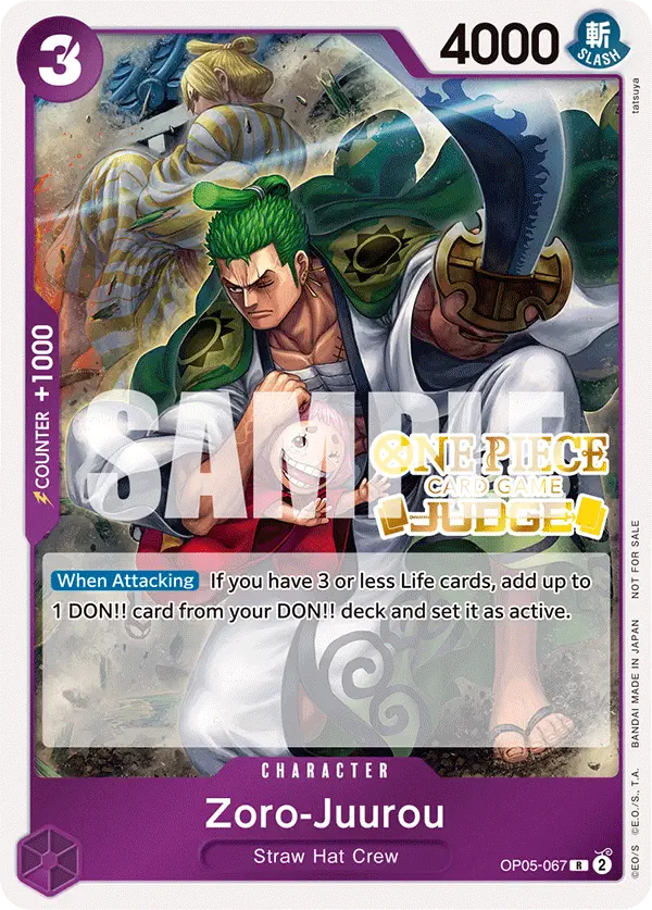 Immagine carta Zoro-juurou