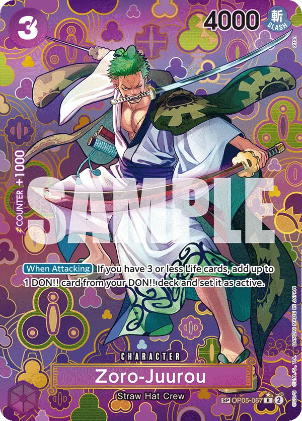 Immagine carta Zoro-juurou