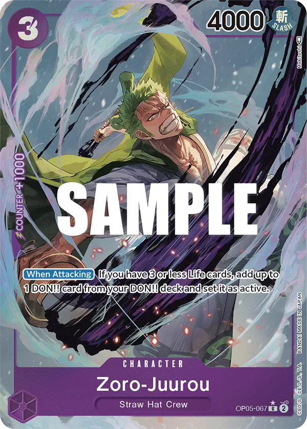 Immagine carta Zoro-juurou