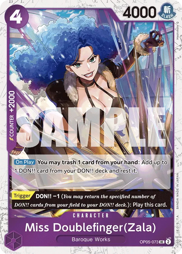 Immagine carta Miss Doublefinger (zala)